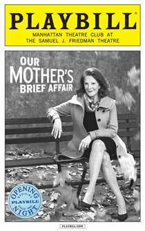 Our Mothers Brief Affair Limited Edition Official Opening Night Playbill 